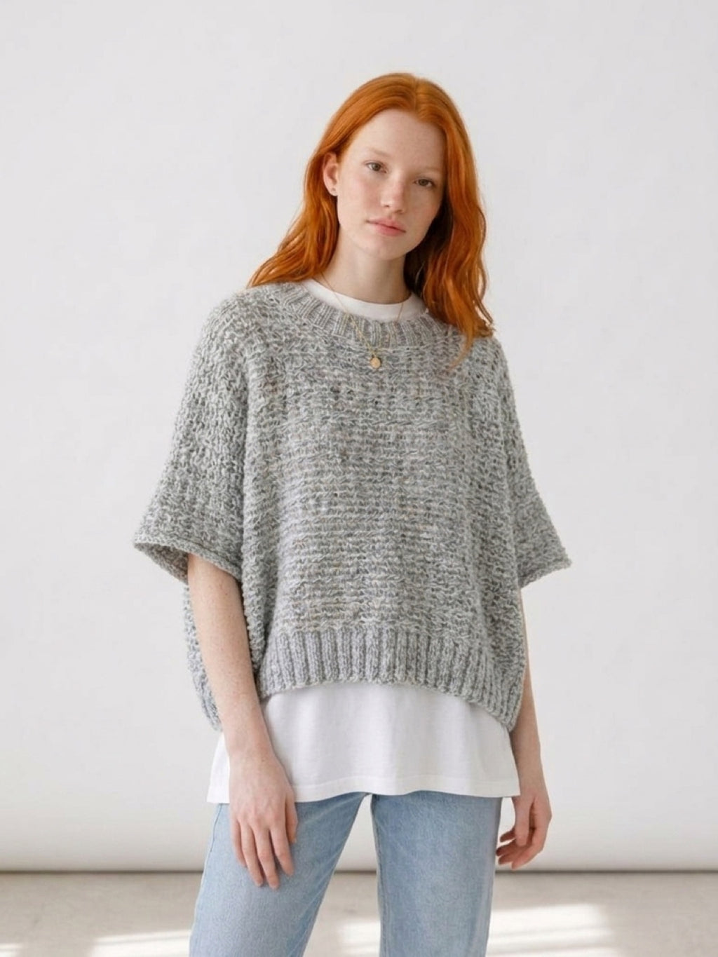 Grey Earth Hand Knit Sweater                  ITEM:# 40 - 681851
