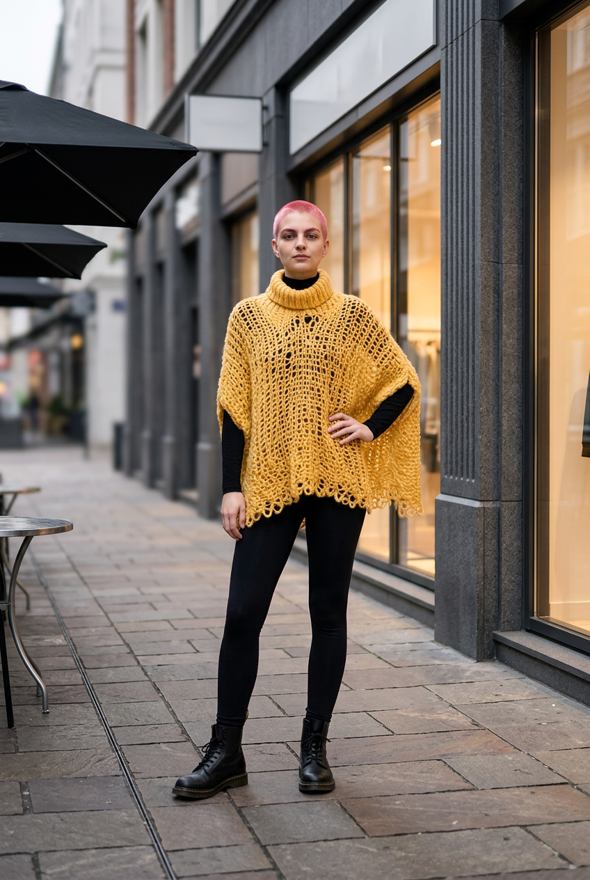 Fishnet cloaked Vest ITEM: # 48 - 681836