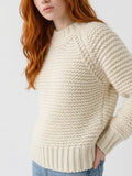 Chunky knit sweater cream color             ITEM: # 49 - 681835