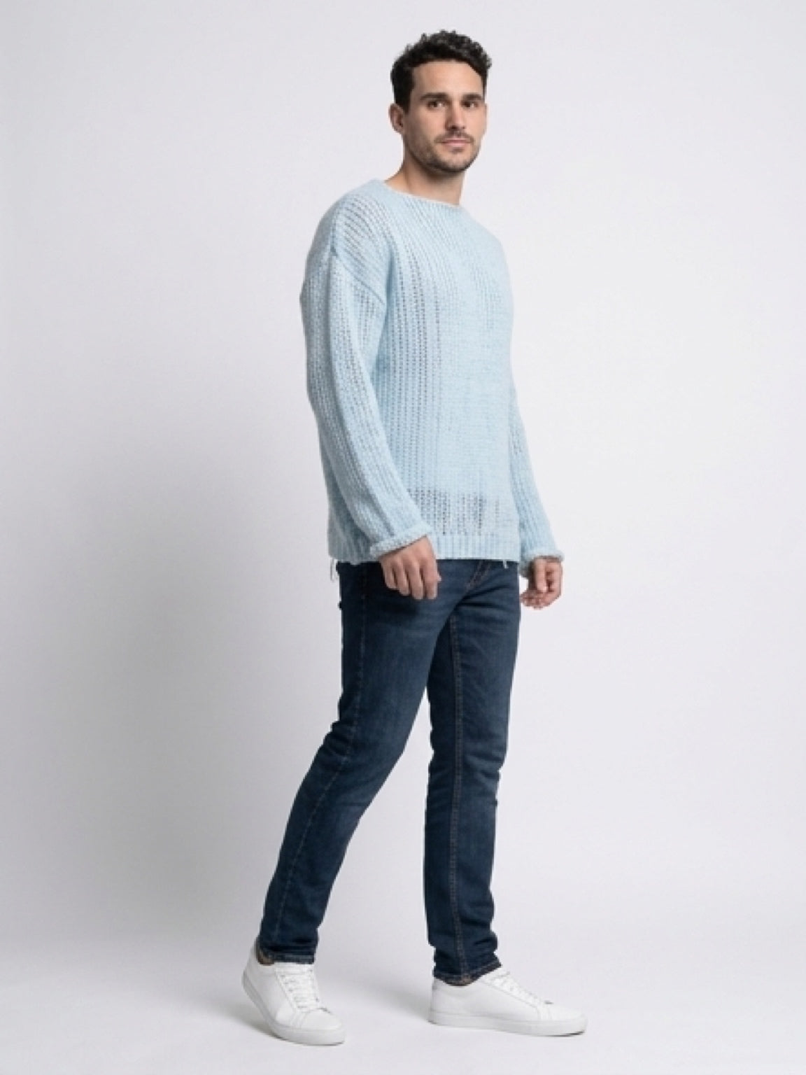 Hand knit oversized sweater mohair quality ITEM: # 6 - A 681810