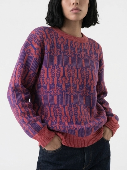 Premiun Terracotta Sweater 100% Baby Alpaca                       ITEM # 14- 681826