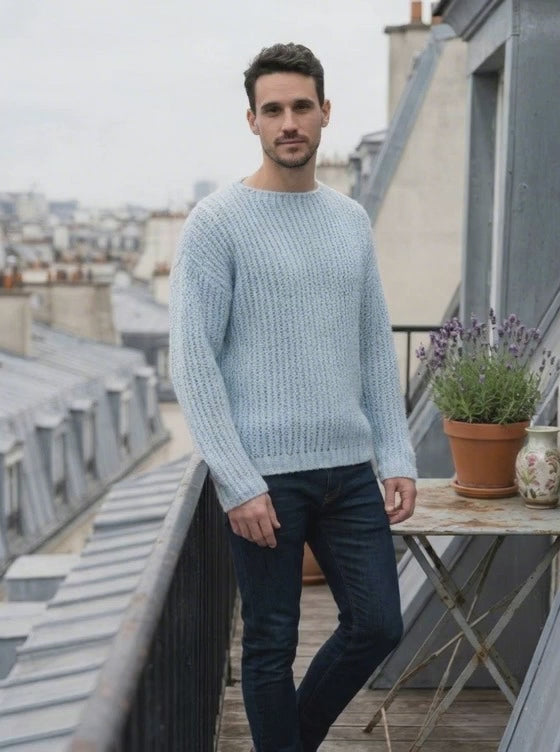Hand knit oversized sweater mohair quality ITEM: # 6 - A 681810