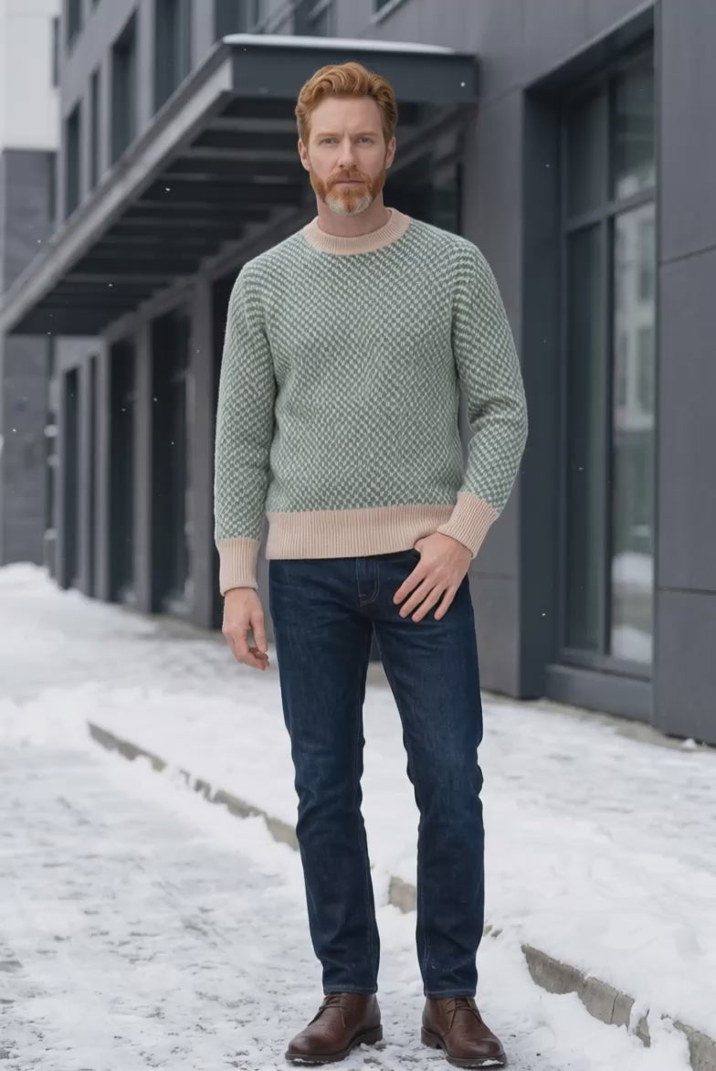 Baby Alpaca Pullover Sweater                    ITEM #12 - 671822