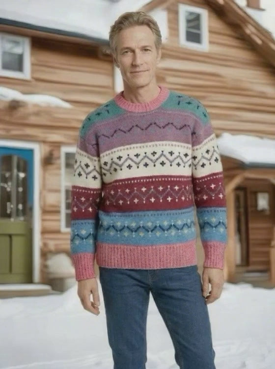 100% Merino Wool Handknit sweater  ITEM: # 9 - 681813